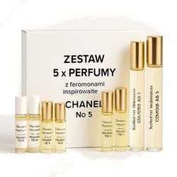 Zestaw 5 x Perfumy z feromonami inspirowane Chanel No 5 + 5 x Perfumy z feromonami inspirowane Chanel No 5 + 5 x Perfumy