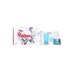 Zestaw Clarins Hydra-Essentiel Face Cream 50ml + Face Mask 15ml + Lip Scrub 3ml + Cosmetic Bag