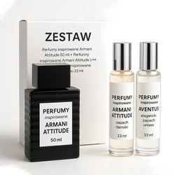 Zestaw Perfumy inspirowane Armani Attitude 50 ml + Perfumy inspirowane Armani Attitude 33 ml + Perfumy inspirowane Avent