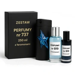 Zestaw Perfumy nr 737 250ml z feromonami - + Perfumy nr 819 100ml z feromonami - + Perfumy nr 810 50ml z feromonami - za