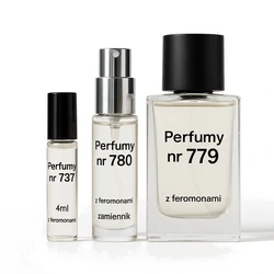 Zestaw Perfumy nr 737 4ml z feromonami - zamiennik + Perfumy nr 780 10ml z feromonami - zamiennik + Perfumy nr 779 50ml