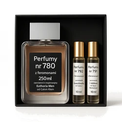 Zestaw Perfumy nr 780 250ml z feromonami - + Perfumy nr 792 10ml z feromonami - zamiennik + Perfumy nr 791 10ml z feromo