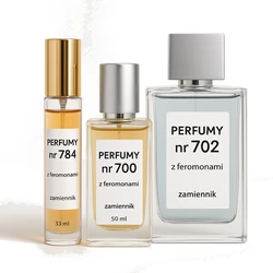 Zestaw Perfumy nr 784 33ml z feromonami - zamiennik + Perfumy nr 700 50ml z feromonami - zamiennik + Perfumy nr 702 100m
