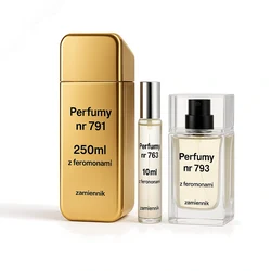 Zestaw Perfumy nr 791 250ml z feromonami - + Perfumy nr 763 10ml z feromonami - zamiennik + Perfumy nr 793 50ml z feromo