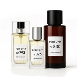 Zestaw Perfumy nr 793 50ml z feromonami - zamiennik + Perfumy nr 826 50ml z feromonami - zamiennik + Perfumy nr 830 100m
