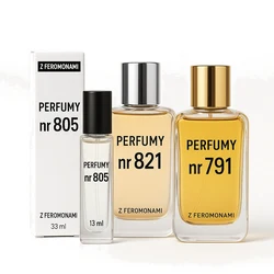 Zestaw Perfumy nr 805 33ml z feromonami - zamiennik + Perfumy nr 821 100ml z feromonami - + Perfumy nr 791 100ml z ferom