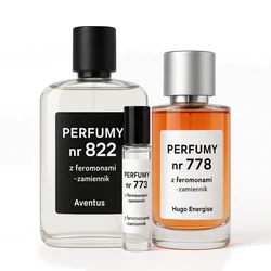 Zestaw Perfumy nr 822 250ml z feromonami - + Perfumy nr 773 10ml z feromonami - zamiennik + Perfumy nr 778 100ml z ferom