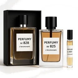 Zestaw Perfumy nr 828 100ml z feromonami - + Perfumy nr 825 100ml z feromonami - + Perfumy nr 807 4ml z feromonami - zam