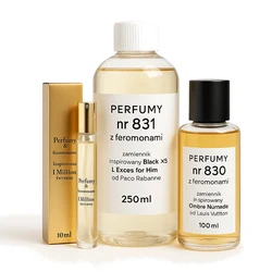 Zestaw Perfumy z feromonami inspirowane 1 Million + Perfumy nr 831 250ml z feromonami - + Perfumy nr 830 100ml z feromon
