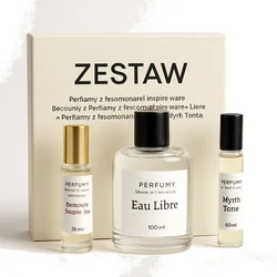 Zestaw Perfumy z feromonami inspirowane Baccarat + Perfumy z feromonami inspirowane Eau Libre + Perfumy z feromonami ins