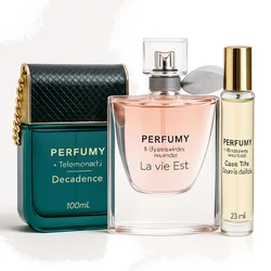 Zestaw Perfumy z feromonami inspirowane Decadence + Perfumy z feromonami inspirowane La Vie Est + Perfumy z feromonami i