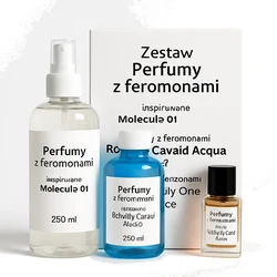 Zestaw Perfumy z feromonami inspirowane Molecule 01 + Perfumy z feromonami inspirowane Roberto + Perfumy z feromonami in