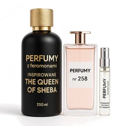 Zestaw Perfumy z feromonami inspirowane The Queen + Perfumy nr 258 100ml - zamiennik inspirowany + Perfumy inspirowane I