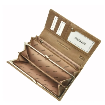 Portfel damski skórzany Patrizia  RFID taupe