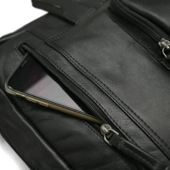 Torba skórzana męska na laptopa do pracy do ręki i na ramię