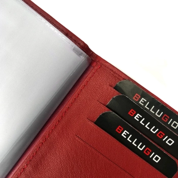 Skórzane etui z ochroną RFID do codziennego noszenia RFID