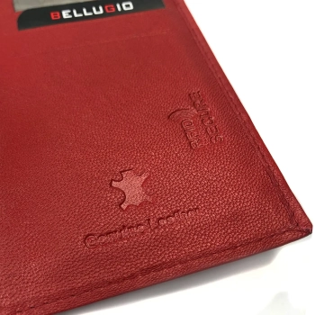 Skórzane etui z ochroną RFID do codziennego noszenia RFID
