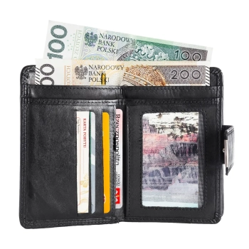 Skórzany portfel damski Bag Street elegancki na prezent