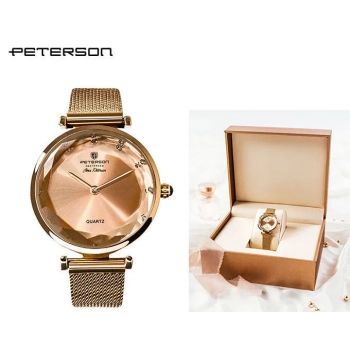 Zegarek damski elegancki ze stali nierdzewnej PETERSON