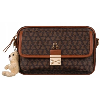 Torebka damska Lulu Castagnette brązowa listonoszka crossbody