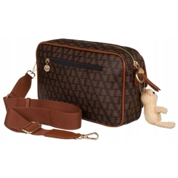 Torebka damska Lulu Castagnette brązowa listonoszka crossbody