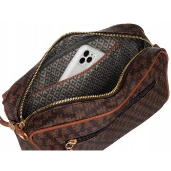 Torebka damska Lulu Castagnette brązowa listonoszka crossbody