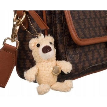 Torebka damska Lulu Castagnette brązowa listonoszka crossbody