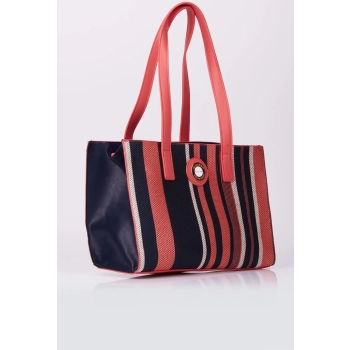 Shopper damski z kosmetyczką 2 w 1 do codziennego noszenia