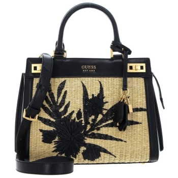 Torebka GUESS Katey listonoszka czarna naturalna