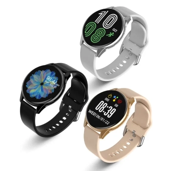 Smartwatch damski z dodatkowym paskiem inteligentny zegarek
