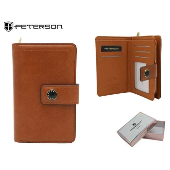 Portfel Męski Eko Skóra PETERSON PTN 002-F RFID | Portfele Męskie
