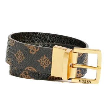 Pasek damski Guess Centre Stage dwustronny elegancki logo