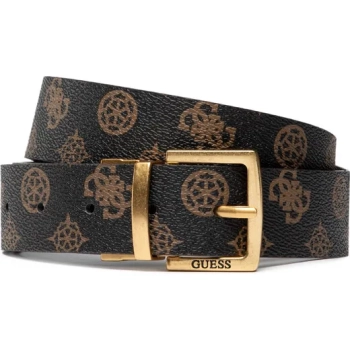 Pasek damski Guess Centre Stage dwustronny elegancki logo