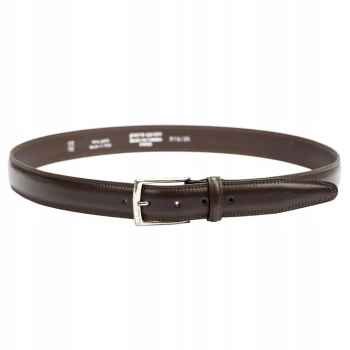 Skórzany Pasek Męski Pierre Cardin 915/35 DEGRADE - Ciemny Brąz