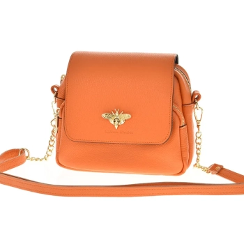 Torebka Listonoszka Laura Biaggi – Kolorowa Elegancja w Orange