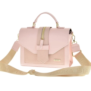 Torebka Laura Biaggi – Stylowa Elegancja w odcieniu WhitePink