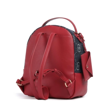 Plecak damski LIU JO denim jacquard monogram stylowy miejski