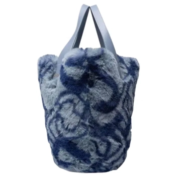 Torebka LIU JO L Tote AF2205 E0305 niebieska shopper duża