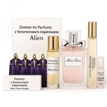 Zestaw 4 x Perfumy z feromonami inspirowane Alien + 4 x Perfumy z feromonami inspirowane Alien + 4 x Perfumy z feromonam