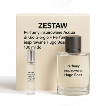 Zestaw Perfumy inspirowane Acqua di Gio Giorgio + Perfumy inspirowane Hugo Boss 100 ml do