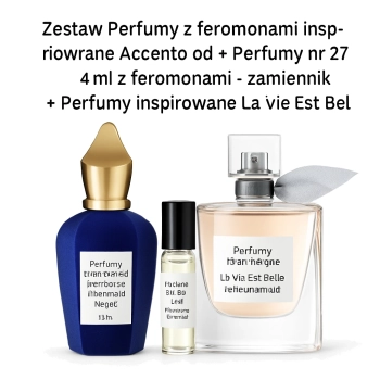 Zestaw Perfumy z feromonami inspirowane Accento od + Perfumy nr 272 4ml z feromonami - zamiennik + Perfumy inspirowane L