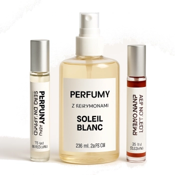 Zestaw Perfumy z feromonami inspirowane L Eau par + Perfumy z feromonami Soleil Blanc 250 ml + Perfumy z feromonami insp