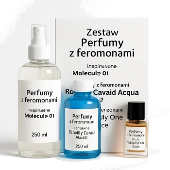 Zestaw Perfumy z feromonami inspirowane Molecule 01 + Perfumy z feromonami inspirowane Roberto + Perfumy z feromonami in