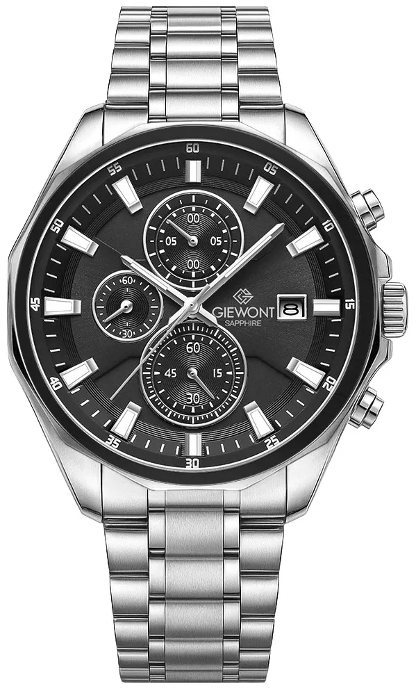 Zegarek Męski Giewont Chronograph Sapphire Elegancki