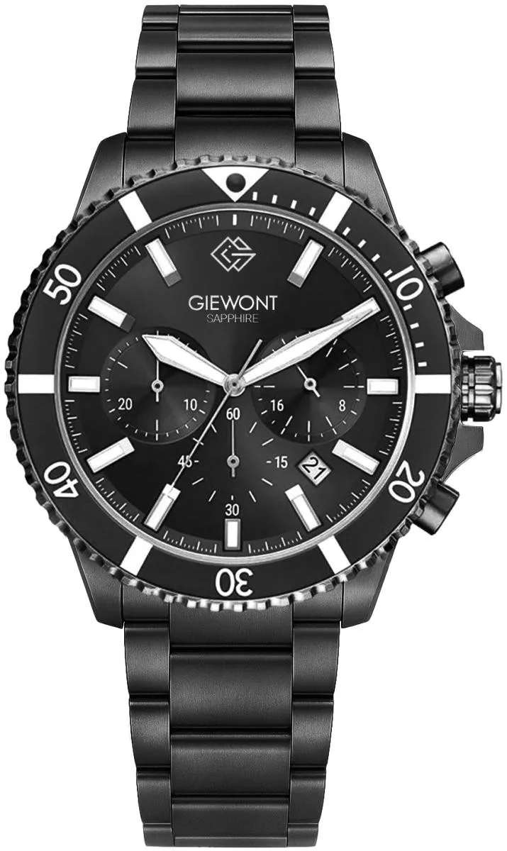 Zegarek Męski Giewont Chronograph Sapphire Elegancki