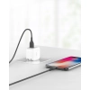 INNOSTYLE JAZZY KABEL USB LIGHTNING MFI SZYBKIEGO ŁADOWANIA DO IPHONE KEVLAR 2M CZARNY