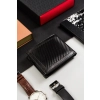 Portfel męski Rovicky® skóra naturalna ochrona RFID elegancki