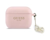 Etui Guess Silicone 4G Charm do AirPods  Pro 3 różowy