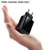 USAMS Ład. siec. 1xUSB-C+1xUSB T40 20WLED (only head) PD3.0 +QC3.0 Fast Charging czarny/black CC133TC01 (US-CC133)