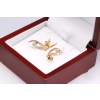 Złote kolczyki z diamentami 0,50ct na prezent eleganckie